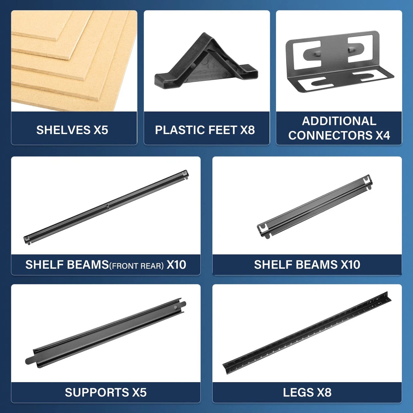 1.8M Warehouse Rack Steel metal shelves