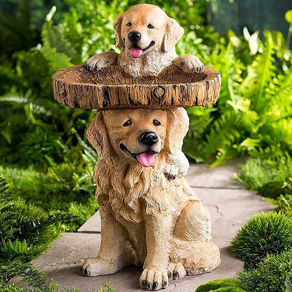 Bird Bath & Feeder Statue