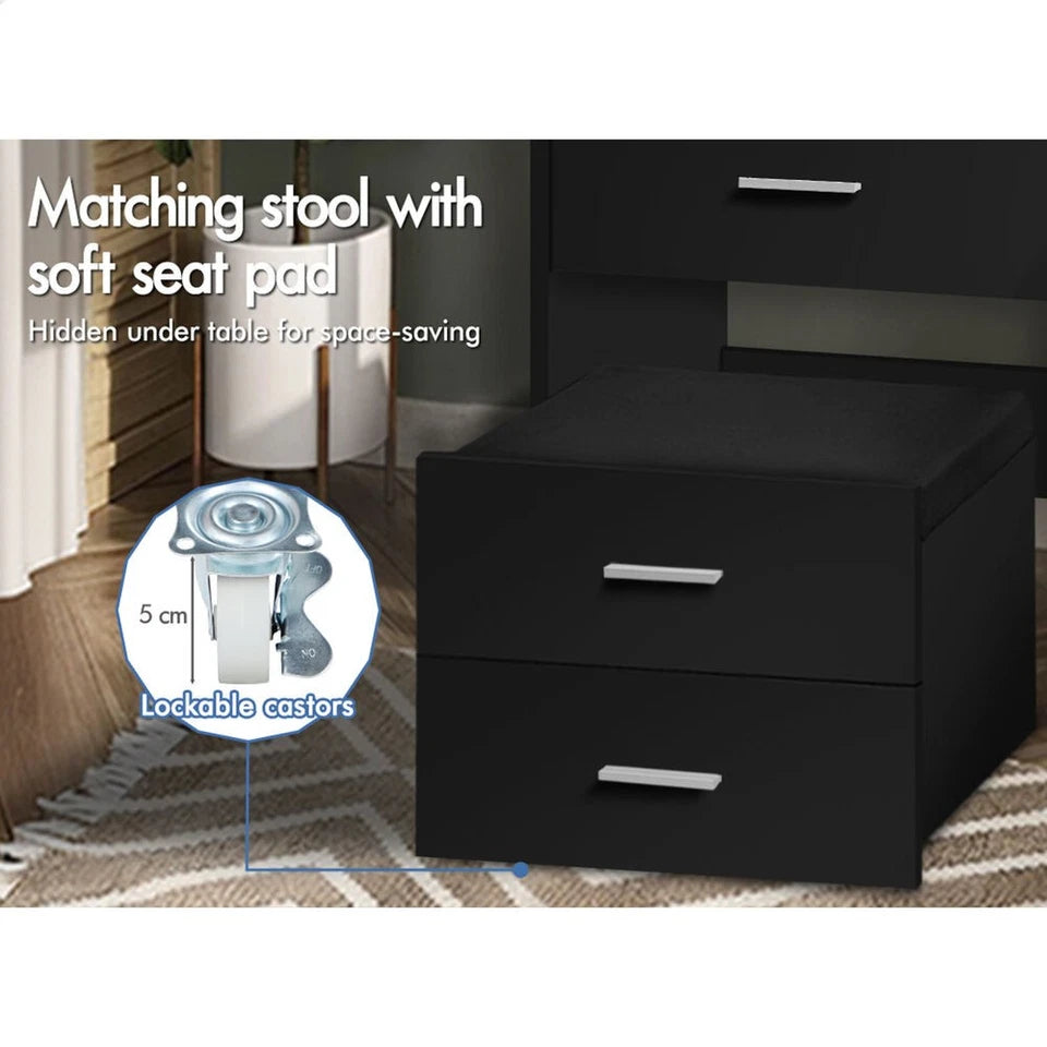 Dressing Table Stool Set 2-In-1