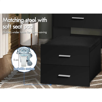 Dressing Table Stool Set 2-In-1
