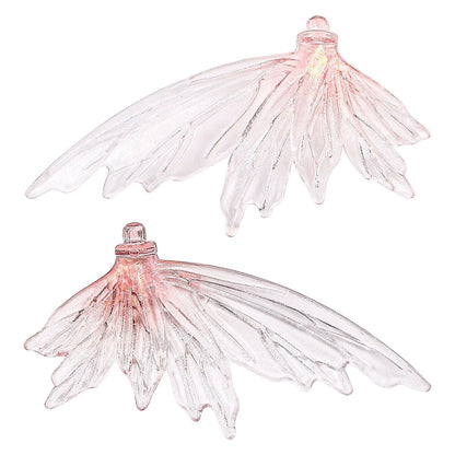 Solar Powered Garden Ornament Flower Fairy Statue Light Decoration Sculpture