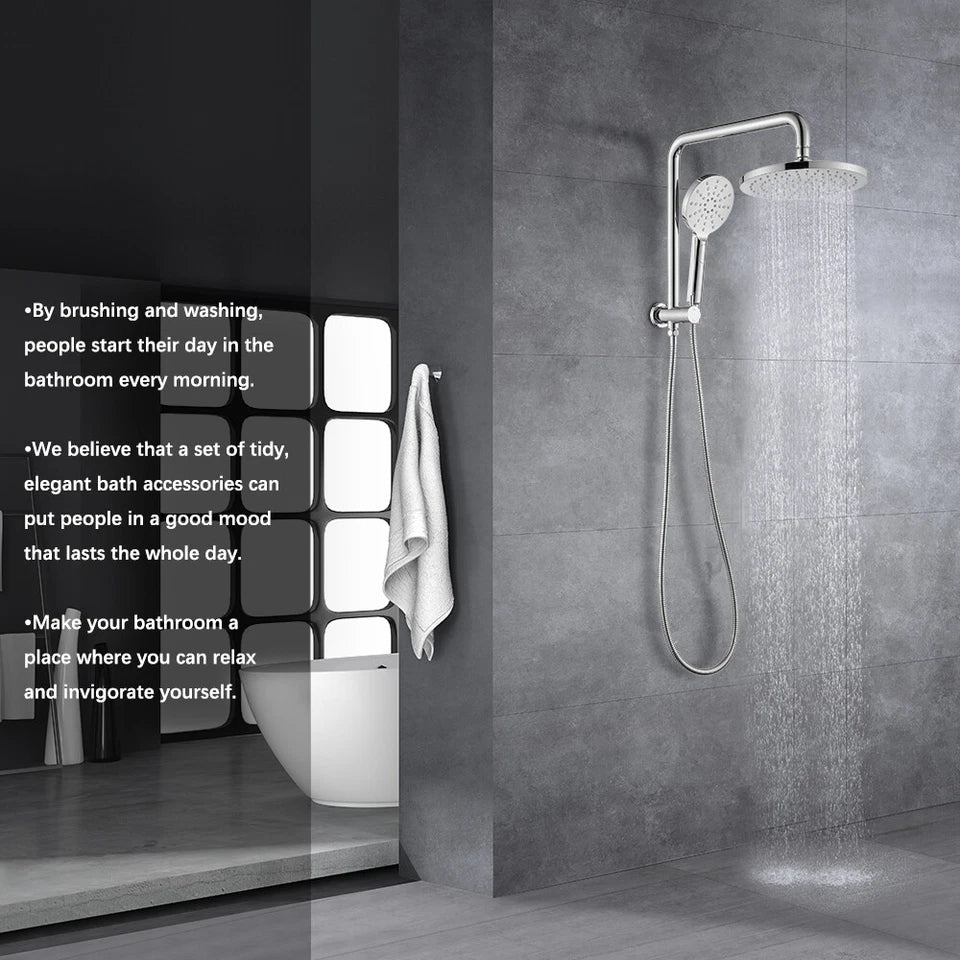 9" Shower Head Set 2 in 1
