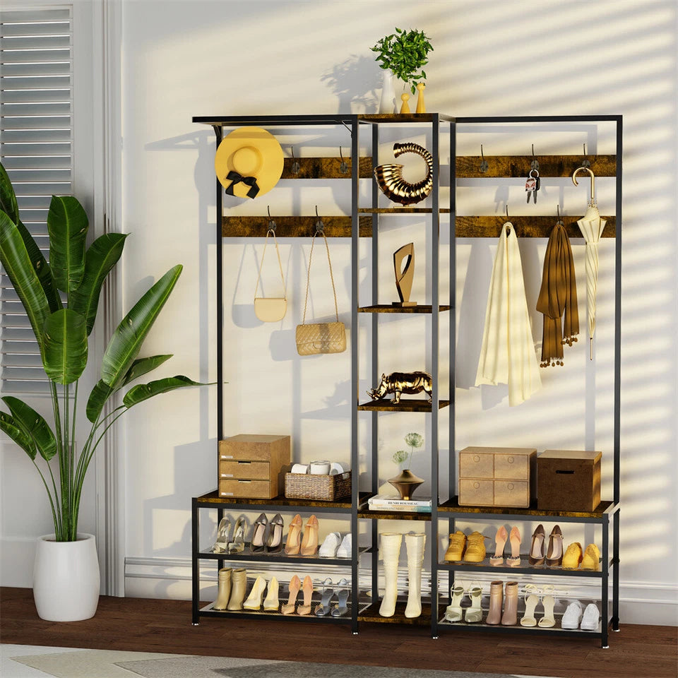 Industrial Entryway Coat Rack