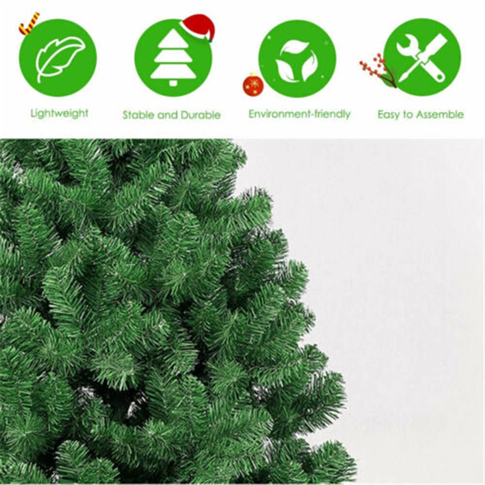 7FT/2.1M Christmas Tree with LED Lights , Metal Stand