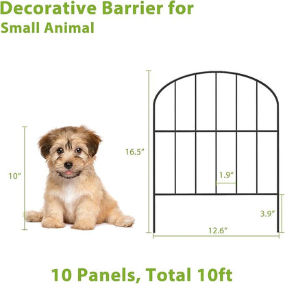 10 Panels Decorative Garden Fence - Canada