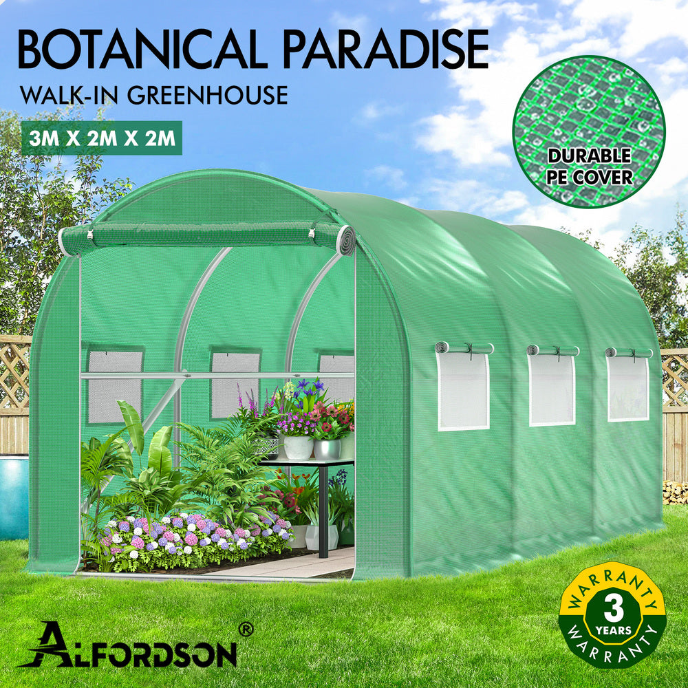 Greenhouse Dome Gabled Shed Walk in Green House