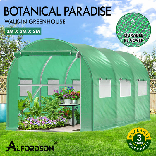 Greenhouse Dome Gabled Shed Walk in Green House