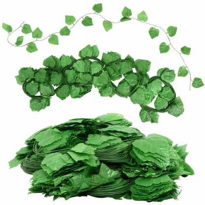 Artificial Ivy Vine Fake Foliage Hanging Leaf