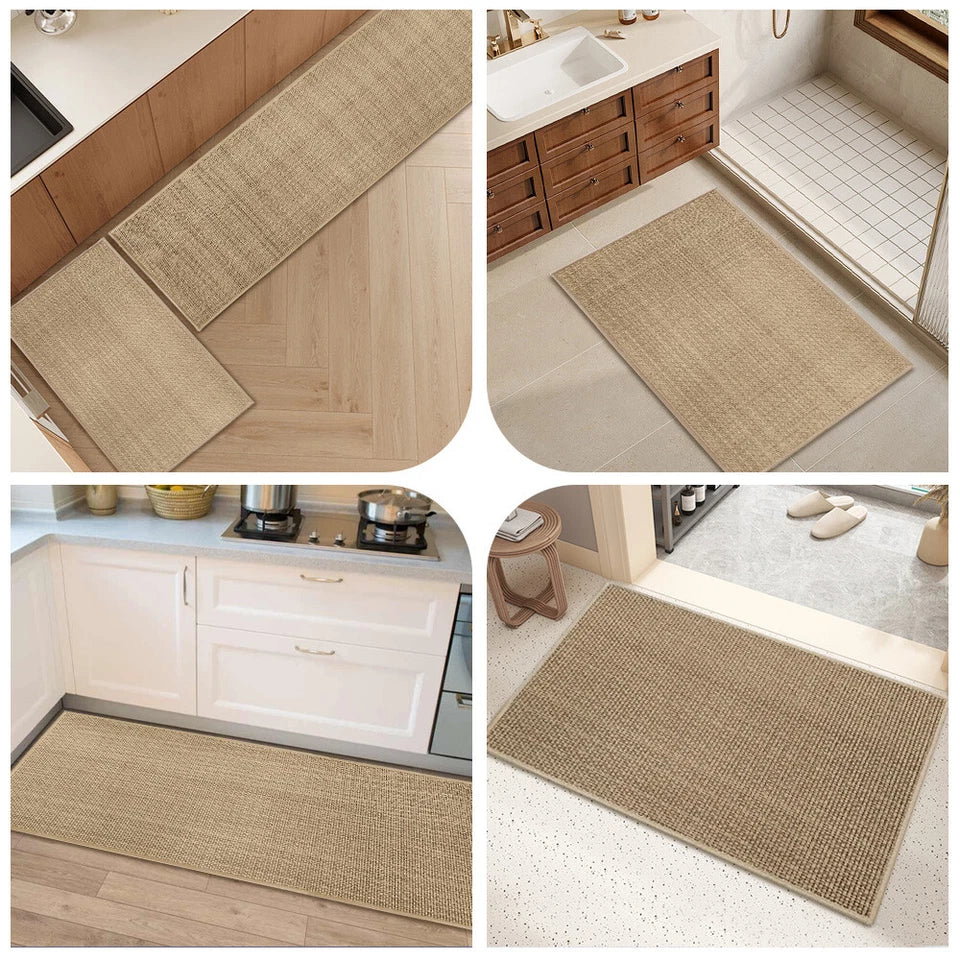 Waterproof Kitchen Door Floor Mat Non-Slip Home Rug