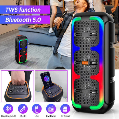 Portable TWS Bluetooth Speaker Bass Speakers