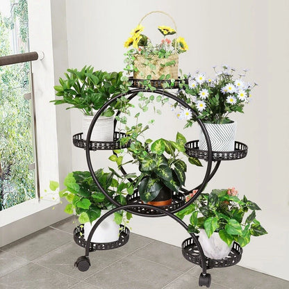 4 Layer 6 Pots metal plant stand