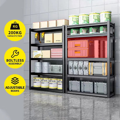 Metal Garage Shelving Warehouse Rack 2Mx1Mx0.46M