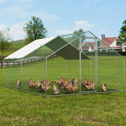 Large Metal Chicken Coop 3x4x2m