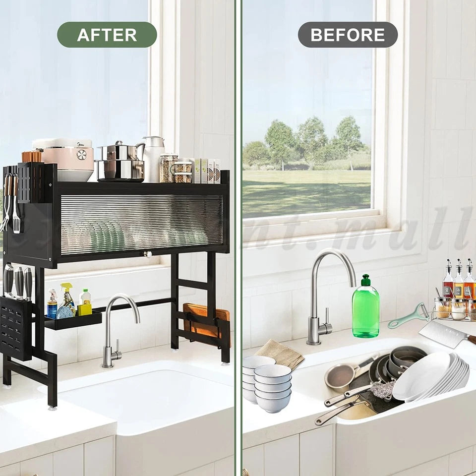 Over Sink Organiser Dish Drying Rack Holder