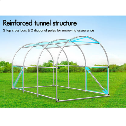 Greenhouse Dome Gabled Shed Walk in Green House