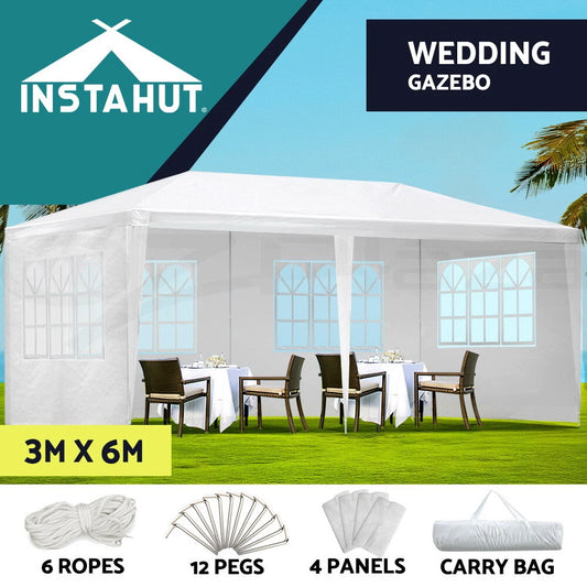 3x6 Wedding Party Tent Outdoor Camping Side Wall