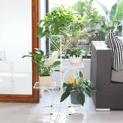 4 Tier Iron Plant Stand