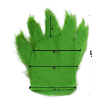 7Pcs Adults The Grinch Costume Xmas Party