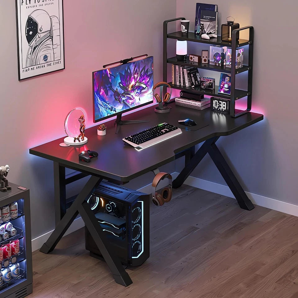 Large Gaming Desk, PC Computer Desk