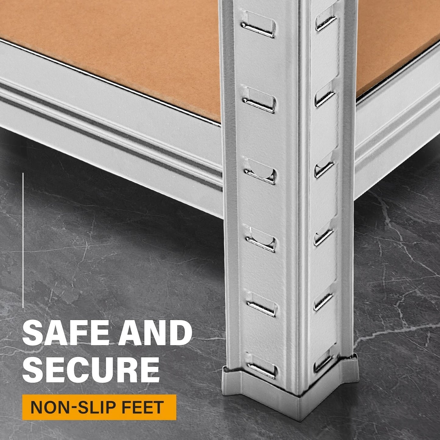 5-Tier Garage Shelf 1.5M Warehouse Rack