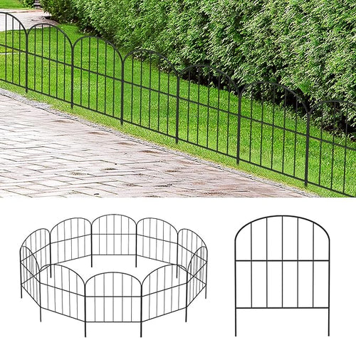 10 Panels Decorative Garden Fence - Canada