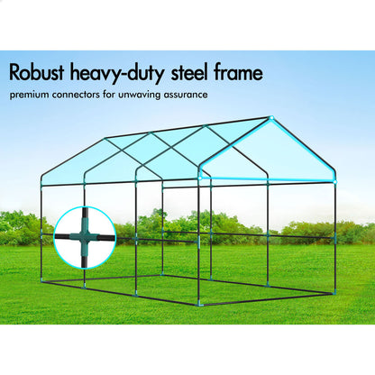 Greenhouse Gabled Shed Walk in Green House