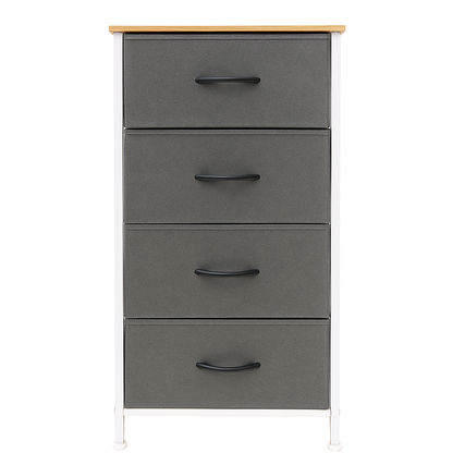 Chest of Drawers Storage Cabinet Tower Dresser Wood Top
