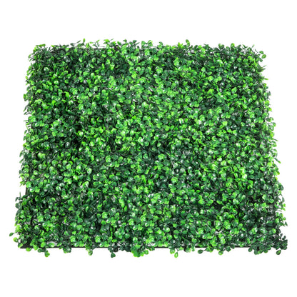 12x Artificial Plant Walls Panels 50*50cm Boxwood Hedge Grass Mat Fence
