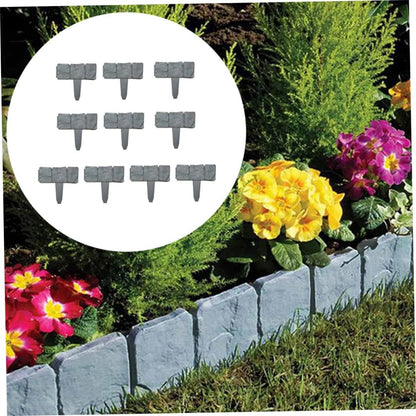 Plastic Garden Edging Lawn Yard Plant Flower Grass Fence