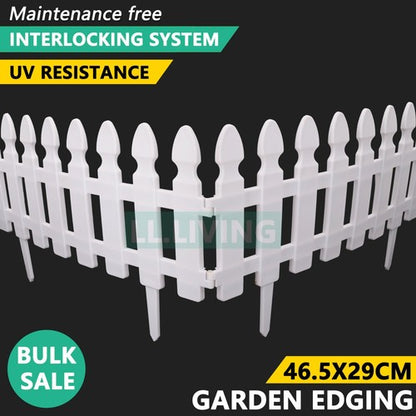 Plastic Garden Edging Lawn Yard Plant Flower Fence