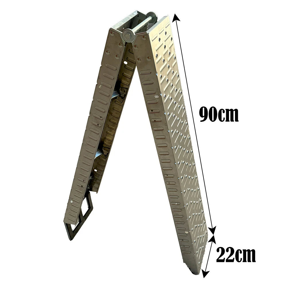 Loading Ramp with Safety Strap for Ute Truck Van 300kg Load Capacity