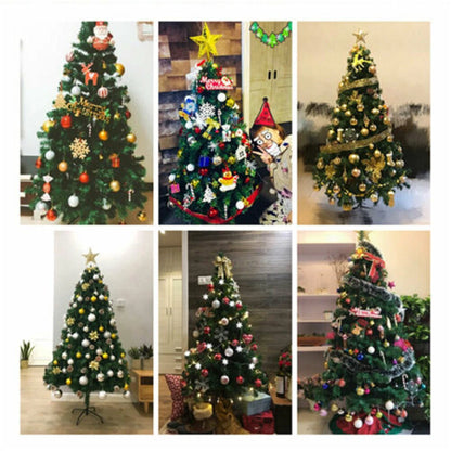 7FT/2.1M Christmas Tree with LED Lights , Metal Stand
