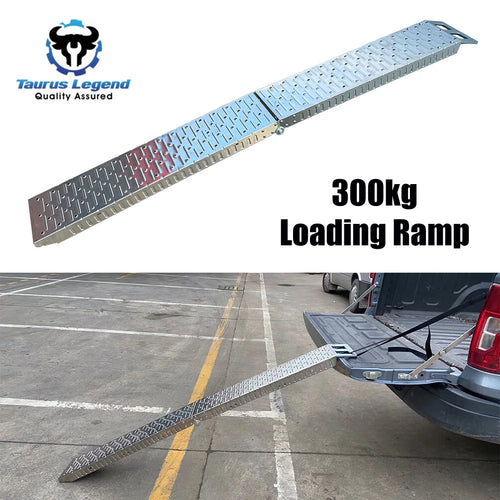 Loading Ramp with Safety Strap for Ute Truck Van 300kg Load Capacity