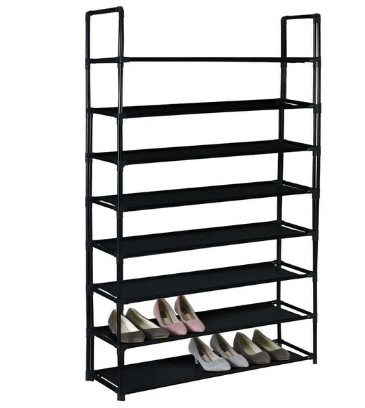8 Tier or Double 4 Tier Shoe Rack Storage Organizer