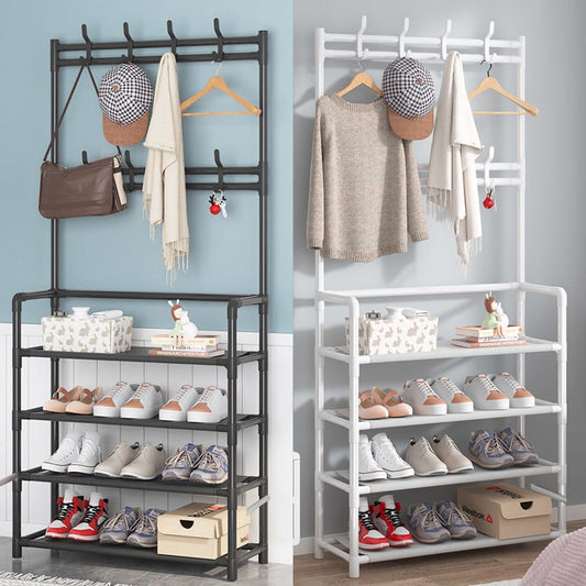 4 Tier Shoe Rack Hallway