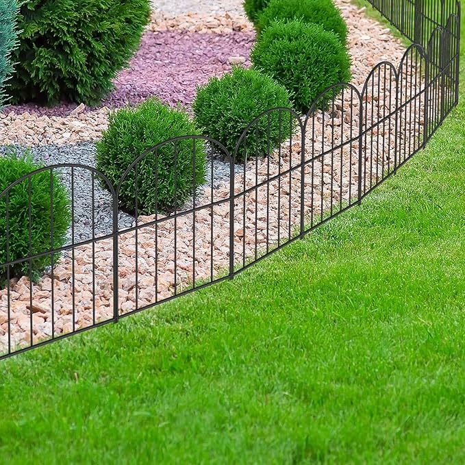 10 Panels Decorative Garden Fence - Canada