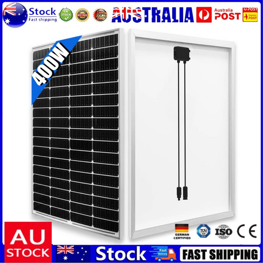 12V 400W Fixed Solar Panel Kit  20A Controller