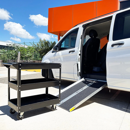 Single-Folding Aluminium Wheel chair Ramp