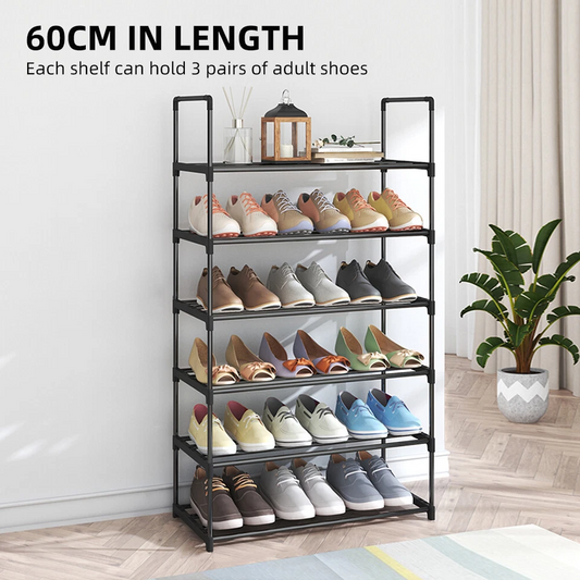 6 Tier Shoe Organizer With 4 Shelves