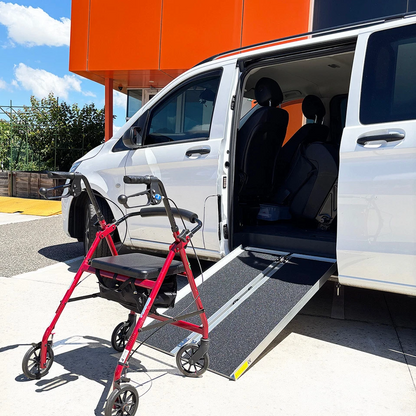 Single-Folding Aluminium Wheel chair Ramp