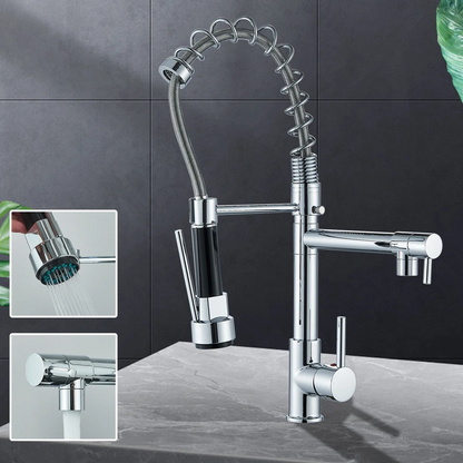 360° Swivel Chrome Kitchen Tap