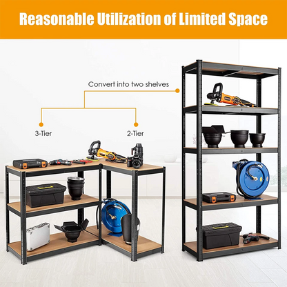 1.5/1.8m Warehouse Rack Steel Metal Shelves