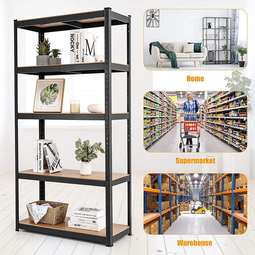 1.5/1.8m Warehouse Rack Steel Metal Shelves