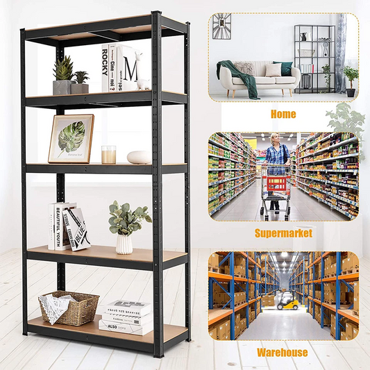 1.5/1.8m Warehouse Rack Steel Metal Shelves