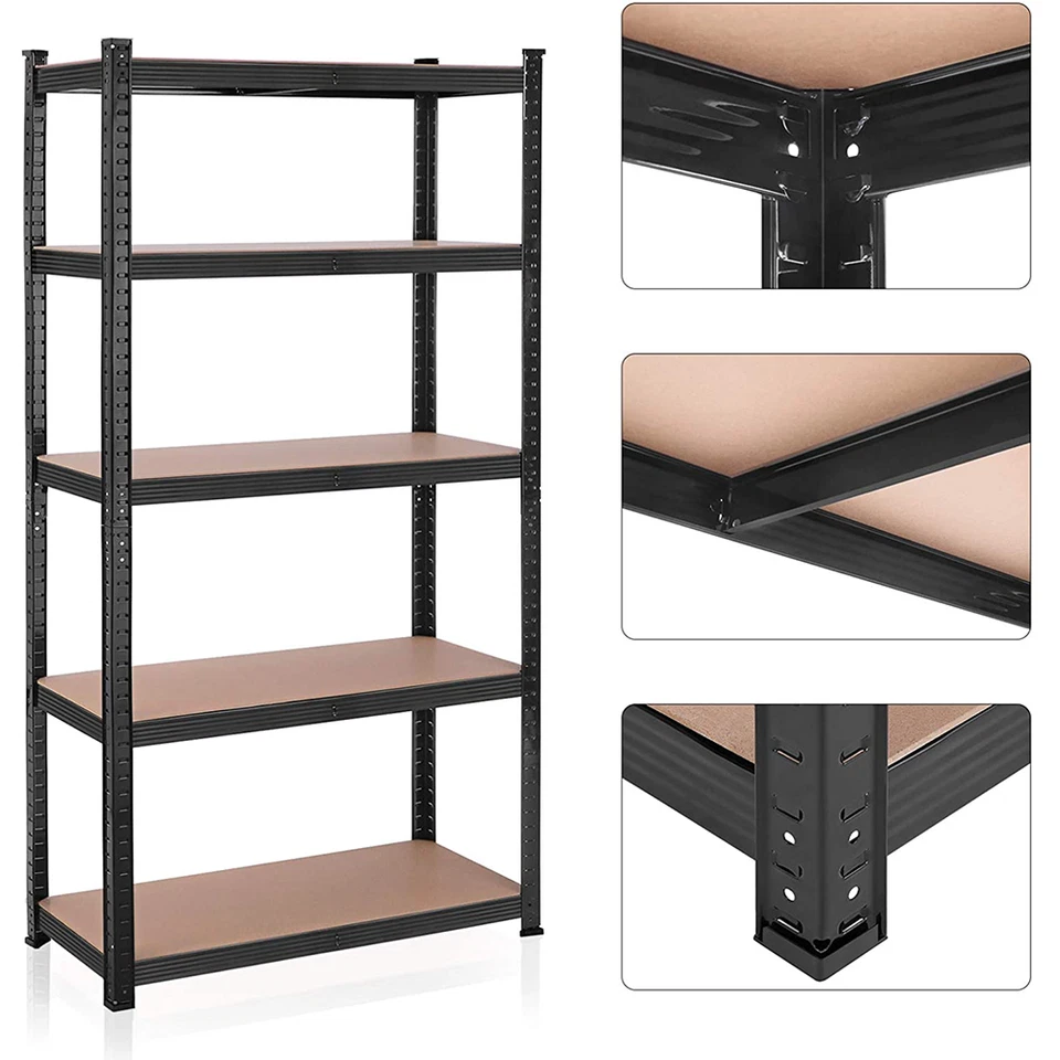 1.5/1.8m Warehouse Rack Steel Metal Shelves