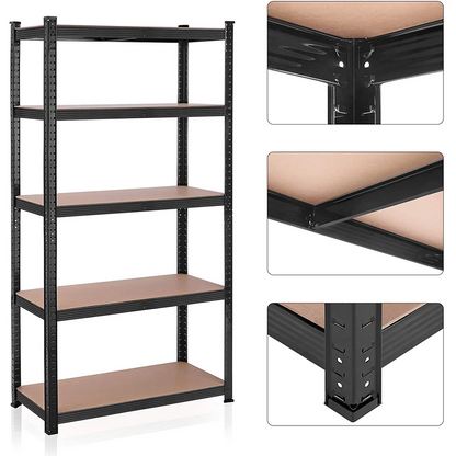 1.5/1.8m Warehouse Rack Steel Metal Shelves