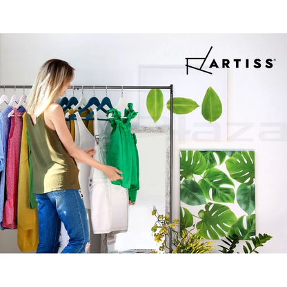 6FT Metal Garment Clothes Rail Rack