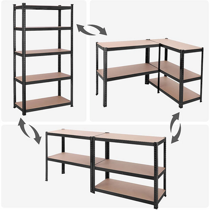 1.5/1.8m Warehouse Rack Steel Metal Shelves